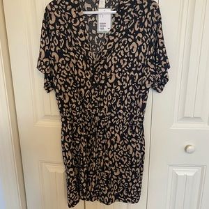 NWT H&M Leopard Romper